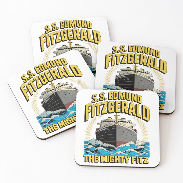 Item preview, mighty fitz lake superior freighter legend artwork designed and sold by ArtDesignTp.