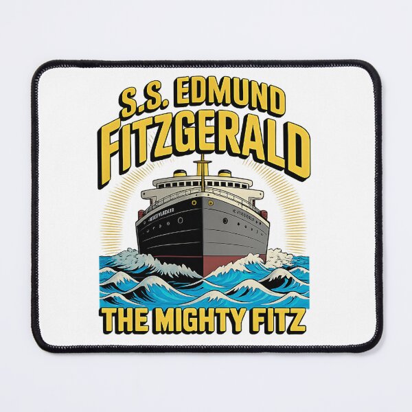 Item preview, mighty fitz lake superior freighter legend artwork designed and sold by ArtDesignTp.