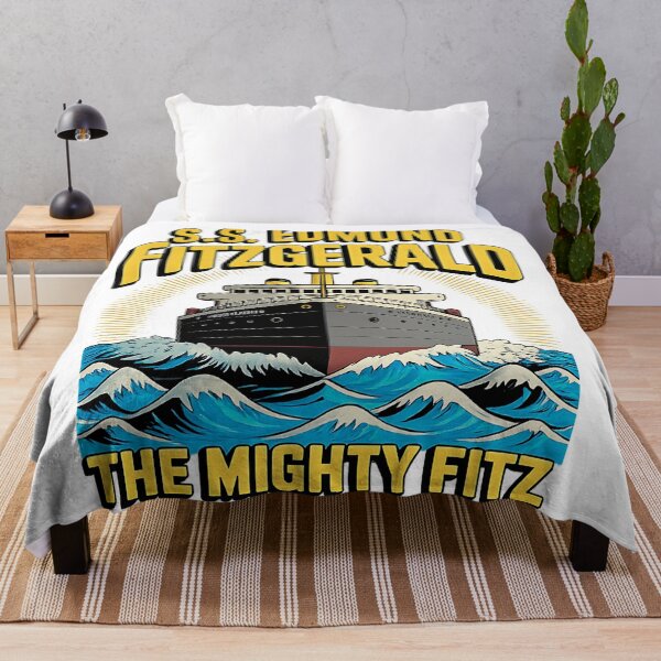 Item preview, mighty fitz lake superior freighter legend artwork designed and sold by ArtDesignTp.