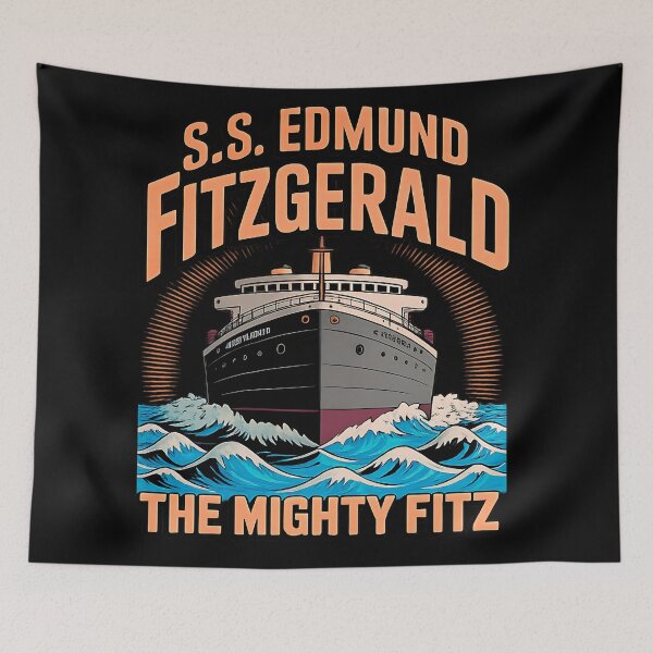 Item preview, great lakes edmund fitzgerald memorial legend art designed and sold by ArtDesignTp.