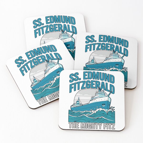 Item preview, lake superior heritage mighty fitz nautical design designed and sold by ArtDesignTp.