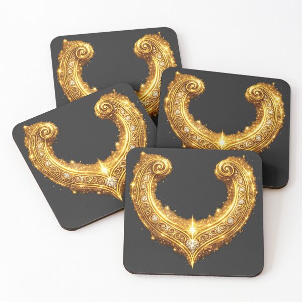 Item preview, Golden Lucky Horseshoe. designed and sold by Nika Art Studio.