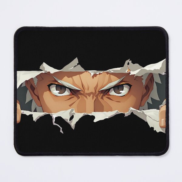 Item preview, Archer Fate Stay Night Stoic Stare Peeker Through Torn Paper Close Up designed and sold by PMartistStudio.