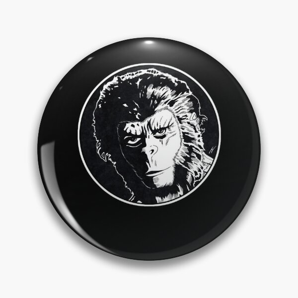 Item preview, CORNELIUS - Planet of the Apes (Circle Black and White)  designed and sold by Karthiapis.