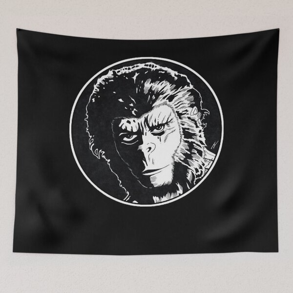Item preview, CORNELIUS - Planet of the Apes (Circle Black and White)  designed and sold by Karthiapis.