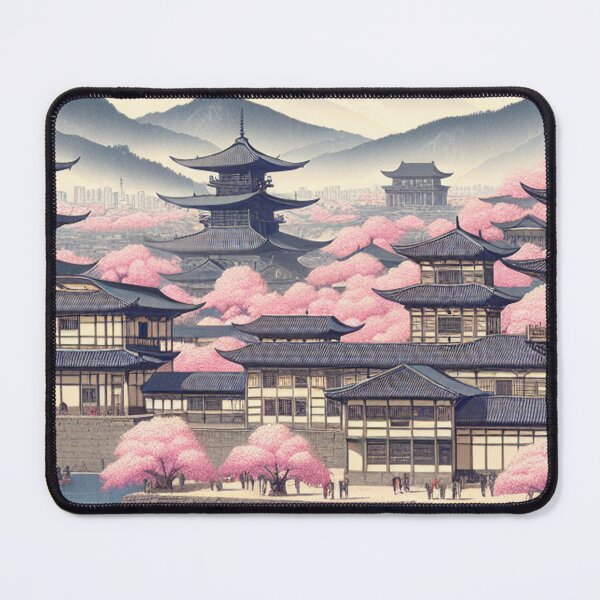 Item preview, Bogotá Ukiyo‑e in Cherry Blossom Season (Edo-Style Japan x Colombia Fusion) designed and sold by Vandy Fullam.