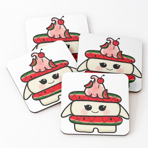 Item preview, Watermelon Vanilla Ice cream Sandwich Setalian designed and sold by TexturaPura.