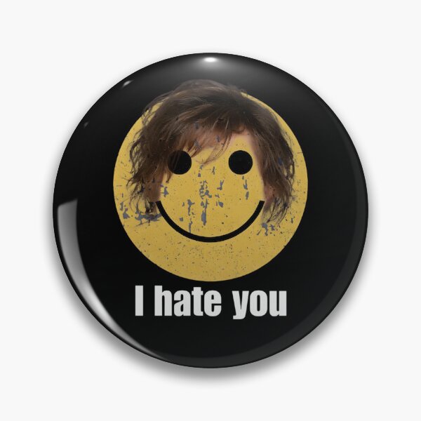 Item preview, Distressed Smiley I Hate You - Funny Harry Meme designed and sold by sapnaela.