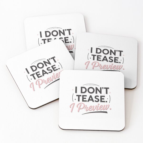 Item preview, I Don’t Tease, I Preview – Premium Unisex Graphic T-Shirt designed and sold by MoolokaiApperal.