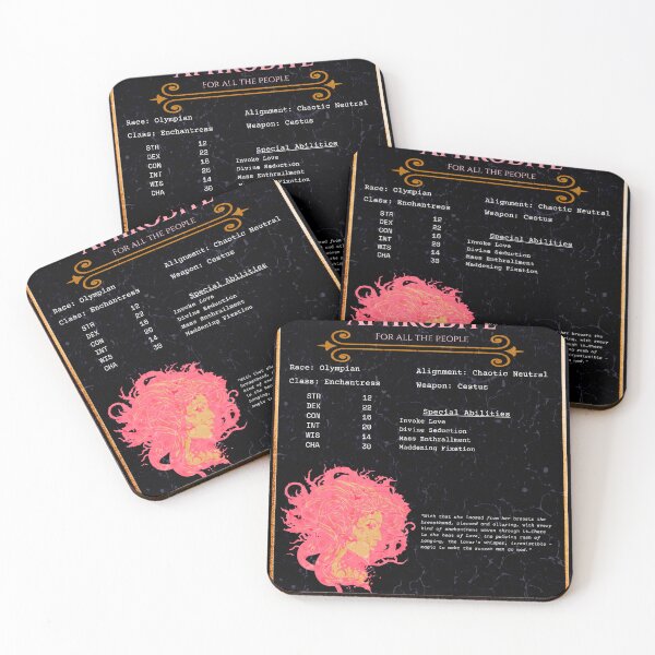 Item preview, Aphrodite RPG Character Sheet - Greek Mythology Gaming Gift designed and sold by ShopStellar.