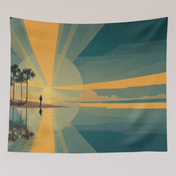 Item preview, Sunny dawn on calm waters designed and sold by anytka.