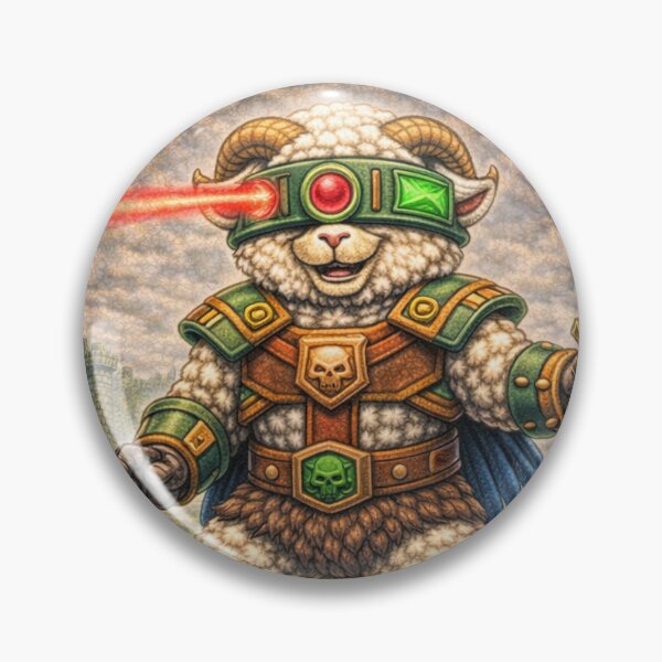 Item preview, Tri-Baa-Clops, 3-Visor Sheep Scoutmaster | Sheep-Man Sheepism Parody designed and sold by Thpoar.