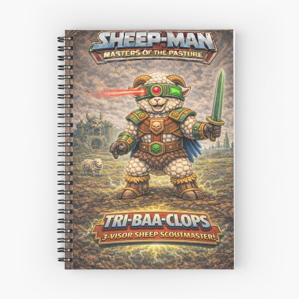 Item preview, Tri-Baa-Clops, 3-Visor Sheep Scoutmaster | Sheep-Man Sheepism Parody designed and sold by Thpoar.
