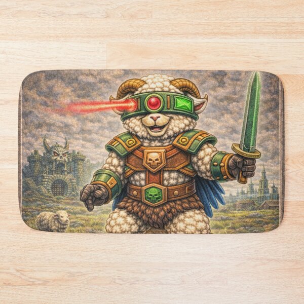 Item preview, Tri-Baa-Clops, 3-Visor Sheep Scoutmaster | Sheep-Man Sheepism Parody designed and sold by Thpoar.