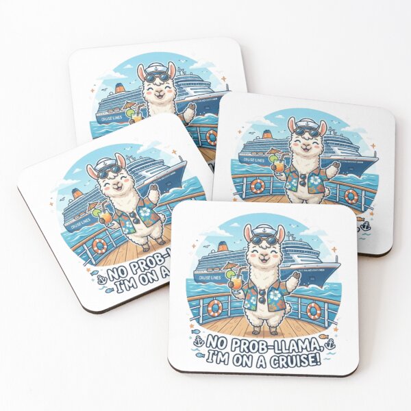 Item preview, No Prob-Llama I'm On A Cruise. designed and sold by Lola Style.