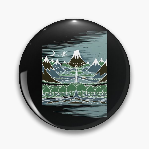 Item preview, A Halflings journey on a mountain path through an elven wood in the style of J.R.R.Tolkien  designed and sold by morningtimestu.