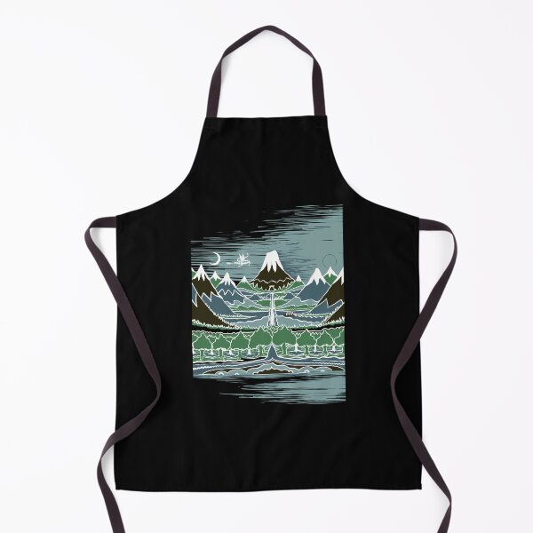 Item preview, A Halflings journey on a mountain path through an elven wood in the style of J.R.R.Tolkien  designed and sold by morningtimestu.