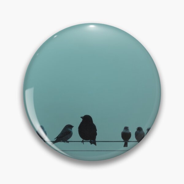 Item preview, Birds gather on a wire by the circle designed and sold by anytka.