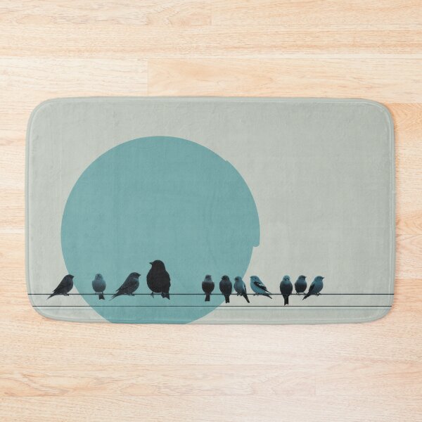 Item preview, Birds gather on a wire by the circle designed and sold by anytka.