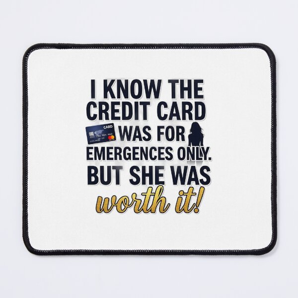 Item preview, Premium Unisex Graphic Tee: Funny Credit Card Humor Shirt designed and sold by MoolokaiApperal.