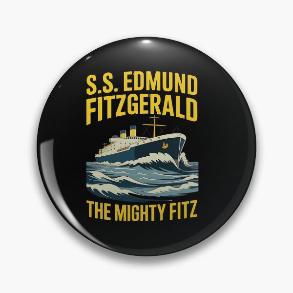 Item preview, great lakes mighty fitz maritime heritage artwork designed and sold by ArtDesignTp.