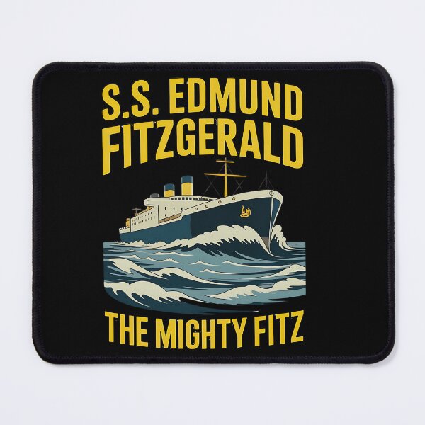 Item preview, great lakes mighty fitz maritime heritage artwork designed and sold by ArtDesignTp.