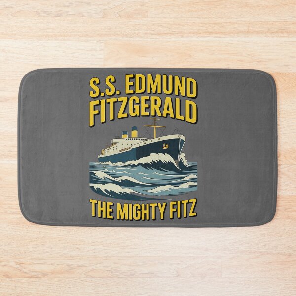 Item preview, great lakes mighty fitz maritime heritage artwork designed and sold by ArtDesignTp.