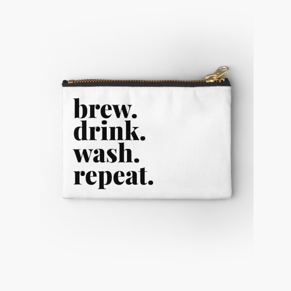Item preview, Brew Drink Wash Repeat designed and sold by Art & Coffee.