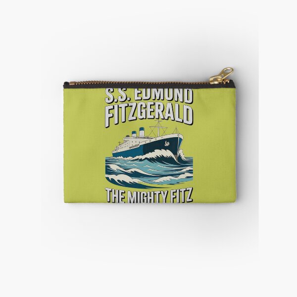 Item preview, lake superior mighty fitz shipwreck tribute design designed and sold by ArtDesignTp.