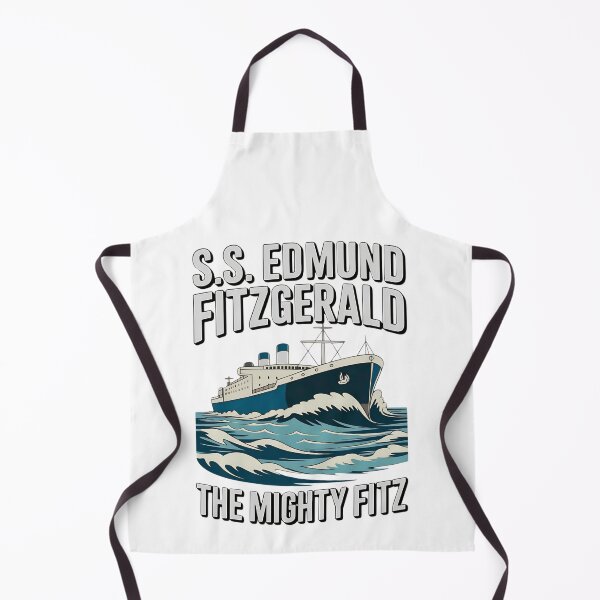 Item preview, lake superior mighty fitz shipwreck tribute design designed and sold by ArtDesignTp.