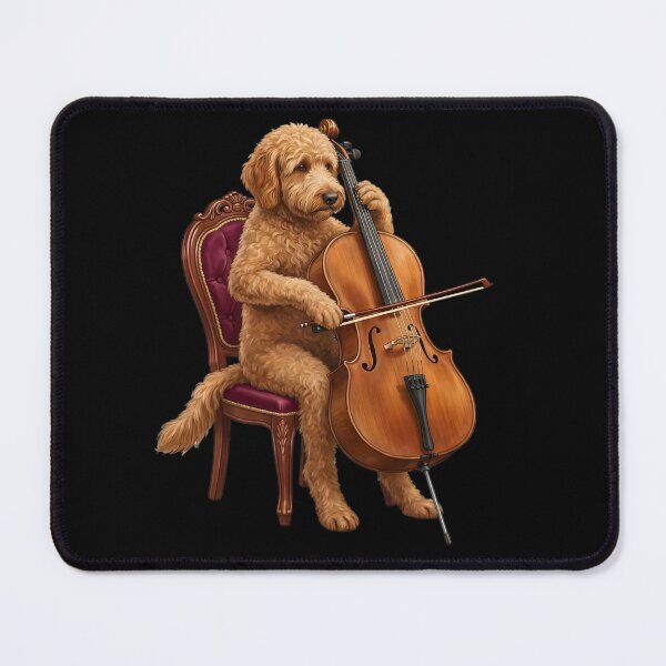 Item preview, Goldendoodle Playing Cello Player Cellist Dog Lover designed and sold by TerryConnells.