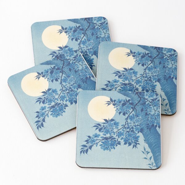 Item preview, Blossoming Cherry on a Moonlit Night-Ohara Koson-Japanese Art designed and sold by pick-me-art.