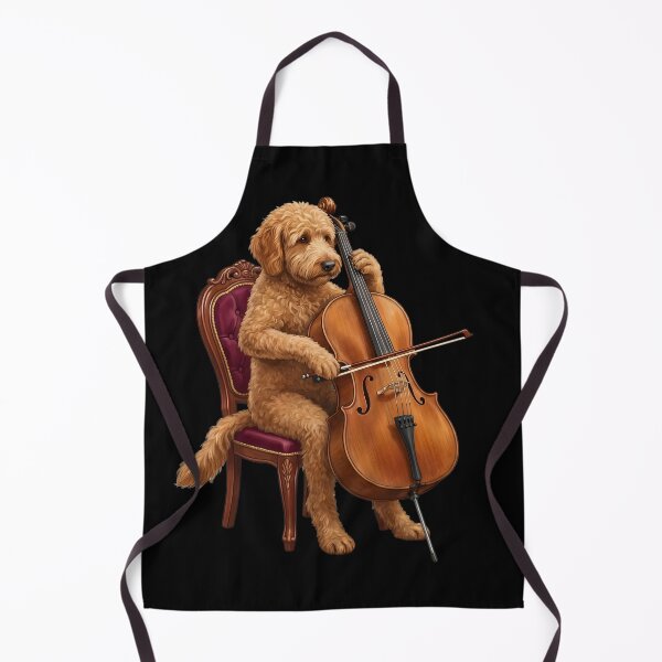 Item preview, Goldendoodle Playing Cello Player Cellist Dog Lover designed and sold by TerryConnells.