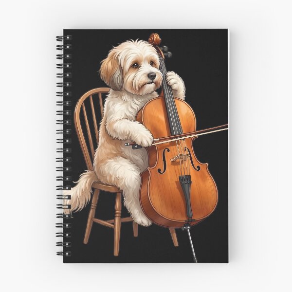 Item preview, Havanese Playing Cello Player Cellist Dog Lover designed and sold by TerryConnells.