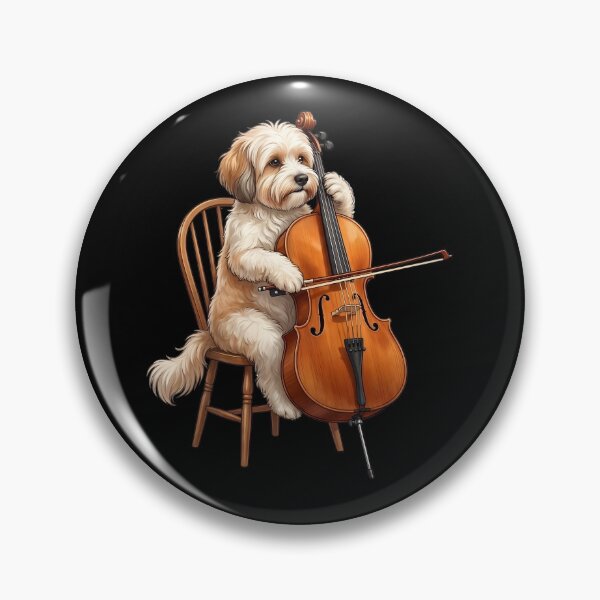 Item preview, Havanese Playing Cello Player Cellist Dog Lover designed and sold by TerryConnells.