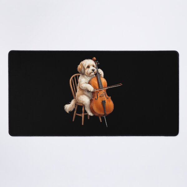 Item preview, Havanese Playing Cello Player Cellist Dog Lover designed and sold by TerryConnells.