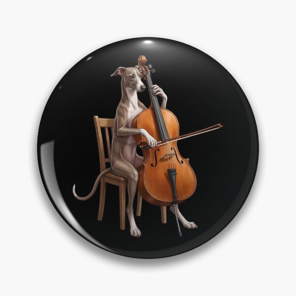 Item preview, Italian Greyhound Playing Cello Player Cellist Dog Lover designed and sold by TerryConnells.
