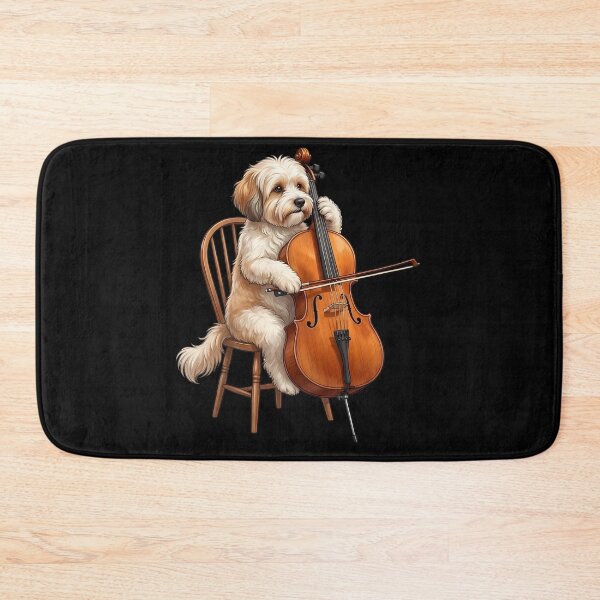 Item preview, Havanese Playing Cello Player Cellist Dog Lover designed and sold by TerryConnells.