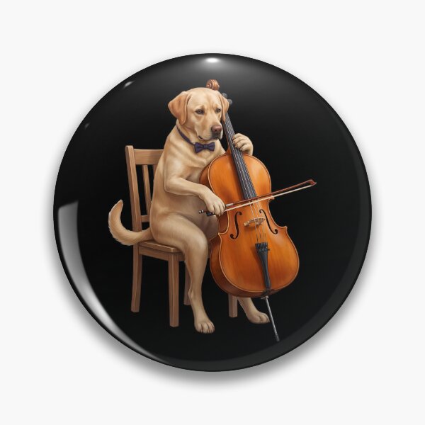 Item preview, Labrador Retriever Playing Cello Player Cellist Dog Lover designed and sold by TerryConnells.