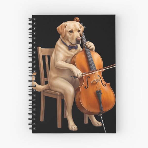 Item preview, Labrador Retriever Playing Cello Player Cellist Dog Lover designed and sold by TerryConnells.