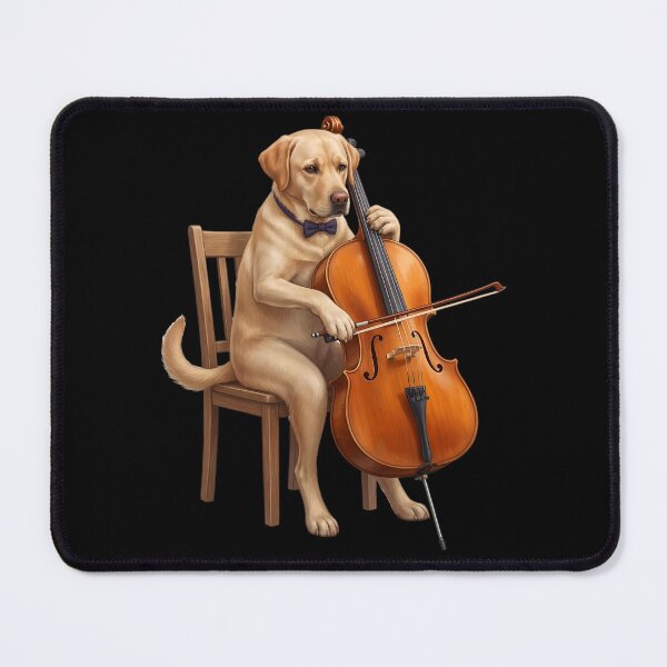 Item preview, Labrador Retriever Playing Cello Player Cellist Dog Lover designed and sold by TerryConnells.