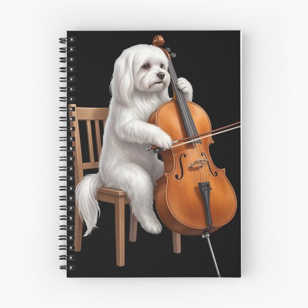 Item preview, Maltese Playing Cello Player Cellist Dog Lover designed and sold by TerryConnells.