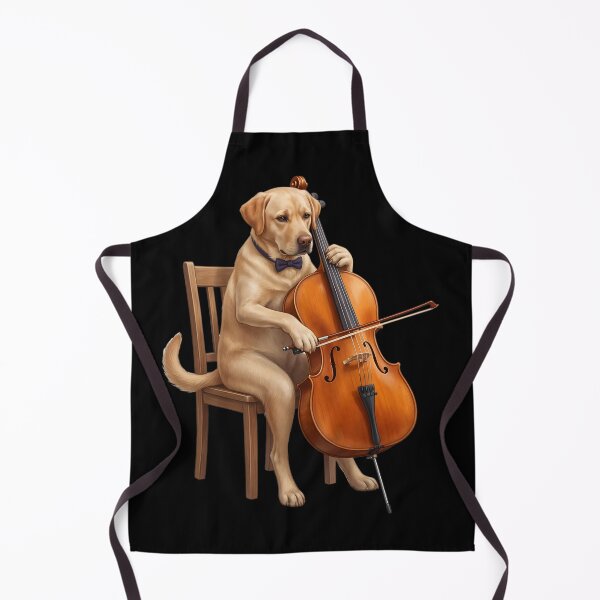 Item preview, Labrador Retriever Playing Cello Player Cellist Dog Lover designed and sold by TerryConnells.
