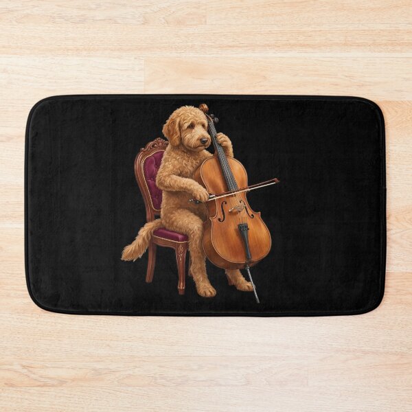 Item preview, Goldendoodle Playing Cello Player Cellist Dog Lover designed and sold by TerryConnells.
