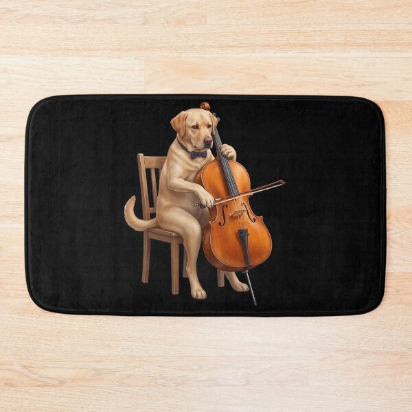Item preview, Labrador Retriever Playing Cello Player Cellist Dog Lover designed and sold by TerryConnells.