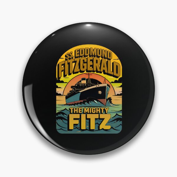 Item preview, edmund fitzgerald lake superior nautical legend art designed and sold by ArtDesignTp.