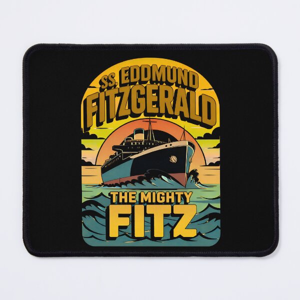 Item preview, edmund fitzgerald lake superior nautical legend art designed and sold by ArtDesignTp.