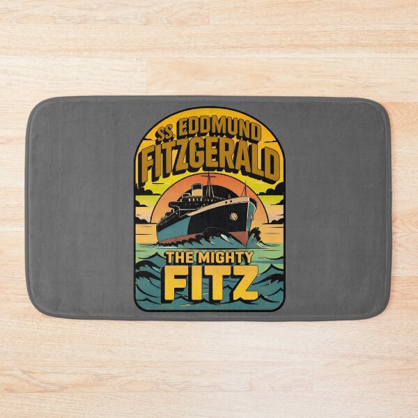 Item preview, edmund fitzgerald lake superior nautical legend art designed and sold by ArtDesignTp.