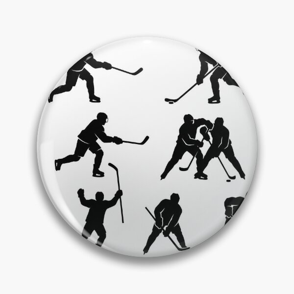 Item preview, Dynamic Ice Hockey Silhouettes designed and sold by varshitha2024.