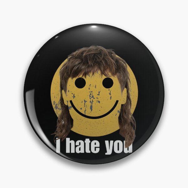 Item preview, Distressed Smiley I Hate You - Funny Harry Meme designed and sold by sapnaela.